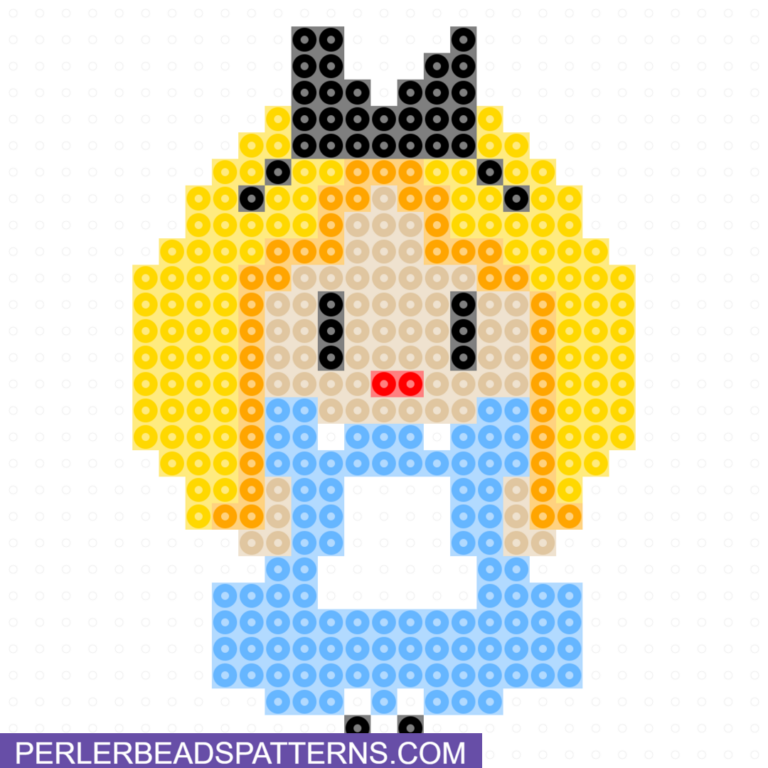 alice in wonderland perler beads pattern