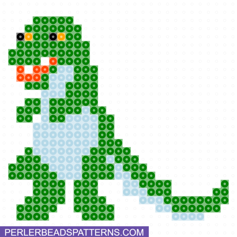 dinosaur 2 perler beads pattern