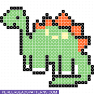 dinosaur perler beads pattern