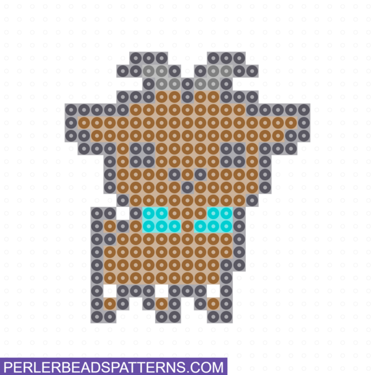 goat perler beads pattern